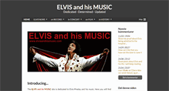 Desktop Screenshot of elvisandhismusic.com