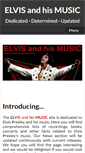 Mobile Screenshot of elvisandhismusic.com