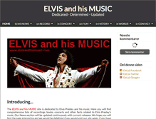 Tablet Screenshot of elvisandhismusic.com